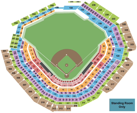 Globe Life Field Rangers Seating Chart